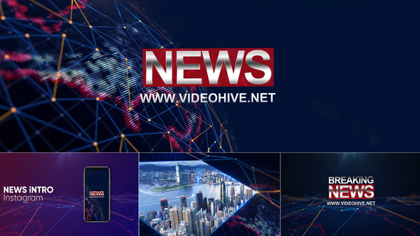 broadcast design news id videohive after effects template free download